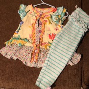 Matilda Jane outfit (shirt & leggings)